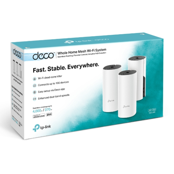 DECOM43P - Hệ thống Wifi Mesh cho toàn ngôi nhà AC1200 TP-Link Deco M4 (3 Pack) - 8