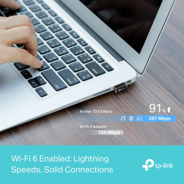 TX1UNANO - Đầu chuyển đổi USB Wifi 6 TP-Link Archer TX1U Nano AX300 - 5