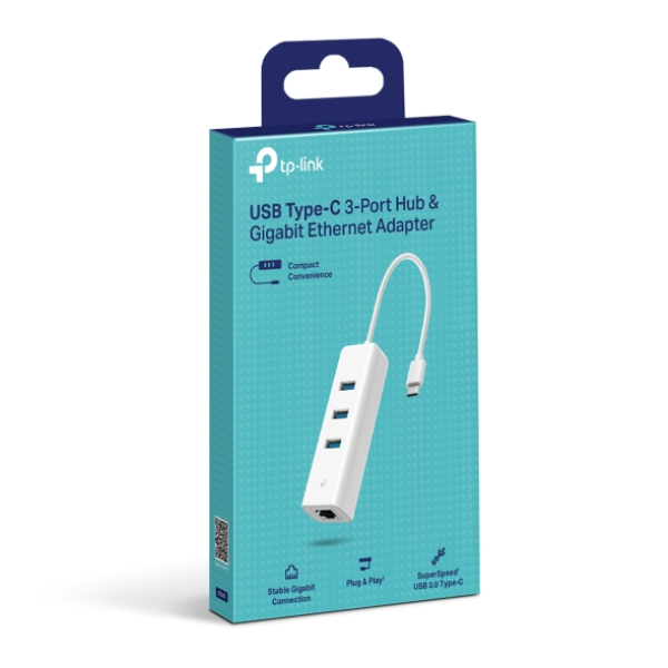 UE330C - Hub chuyển đổi Gigabit Ethernet USB 3.0 4 in 1 TP-Link UE330 - 4