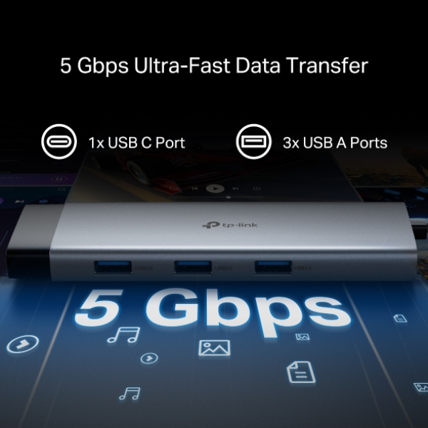 UH9120C - Hub chuyển đổi Type-C TP-Link 9 in 1 - 11