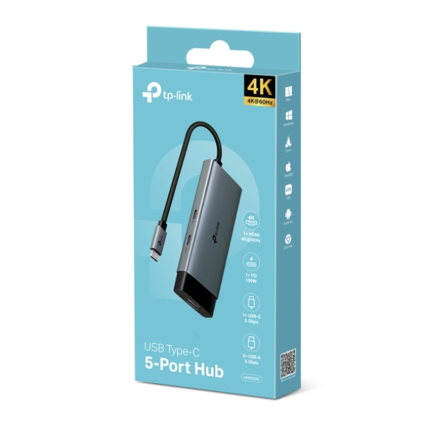 UH5020C - Hub chuyển đổi Type-C TP-Link 5 in 1 - 11