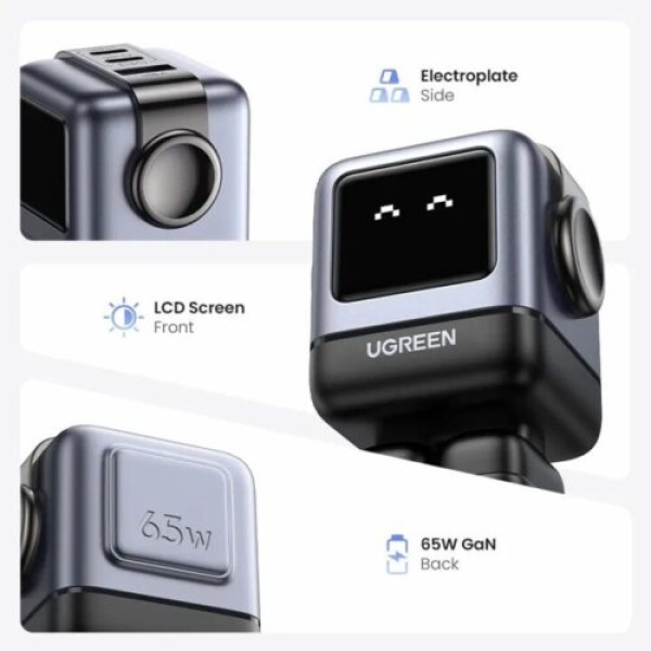 15570 - Cốc sạc nhanh 65W RoboGaN Mini Ugreen CD361 - 5