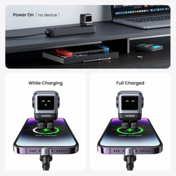 15570 - Cốc sạc nhanh 65W RoboGaN Mini Ugreen CD361 - 6