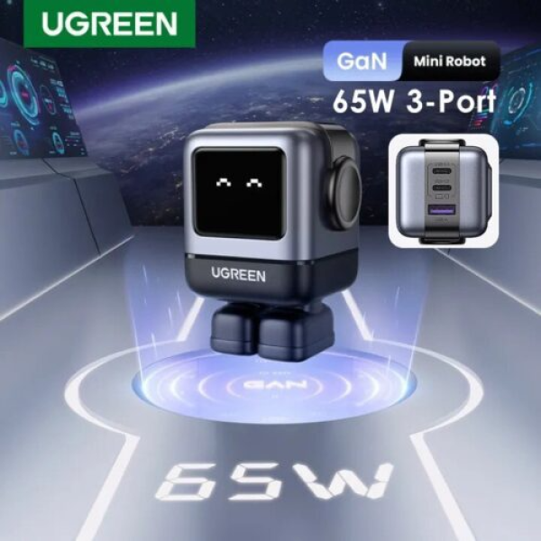 15570 - Cốc sạc nhanh 65W RoboGaN Mini Ugreen CD361 - 9
