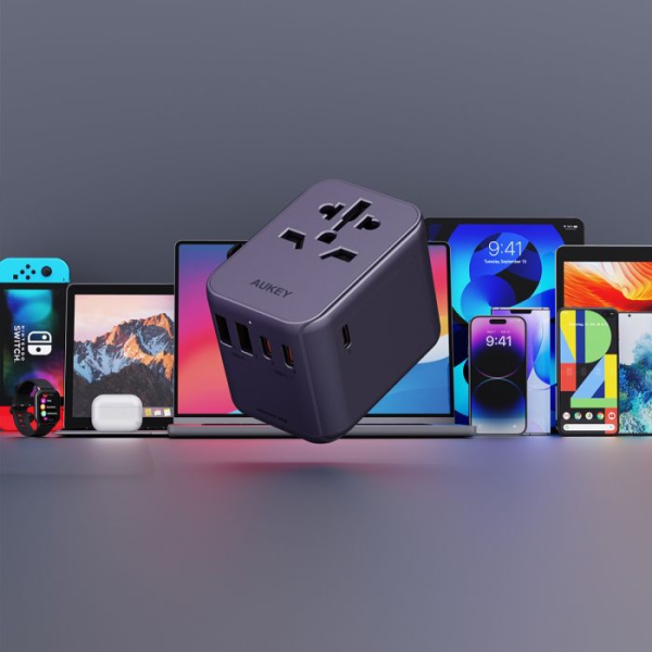 PA-TA07A-BLU - Sạc đa năng Aukey PD35W nhiều cổng Travel Mate PA-TA07A - 6