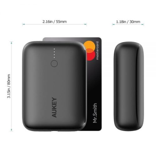 PB-N83S-BLU - Pin sạc dự phòng Aukey 10.000 mAh PD 20W & QC 3.0 PB-N83S - 5