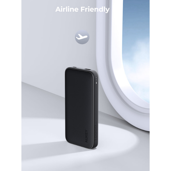 PB-Y46-GRA - Pin sạc dự phòng Aukey 10.000 mAh 15W Spark Go PB-Y46 - 4
