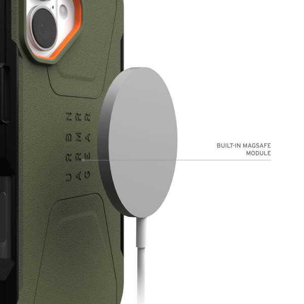 114446117272 - Ốp lưng Magsafe iPhone 16 UAG Civilian - 11