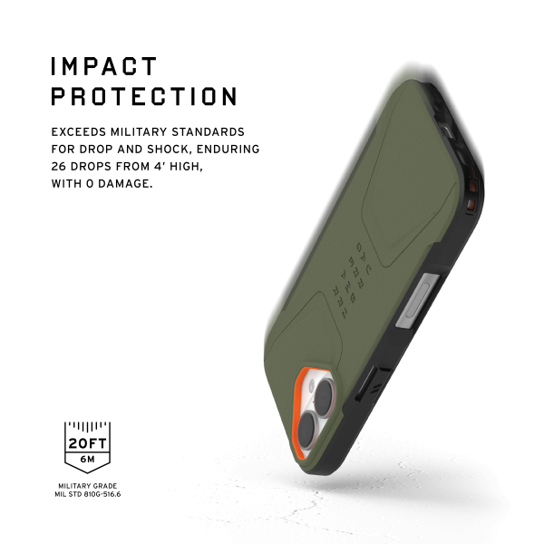 114446117272 - Ốp lưng Magsafe iPhone 16 UAG Civilian - 16