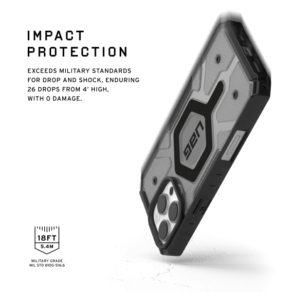 114465113131 - Ốp lưng Magsafe iPhone 16 Pro Max UAG Pathfinder Clear - 4