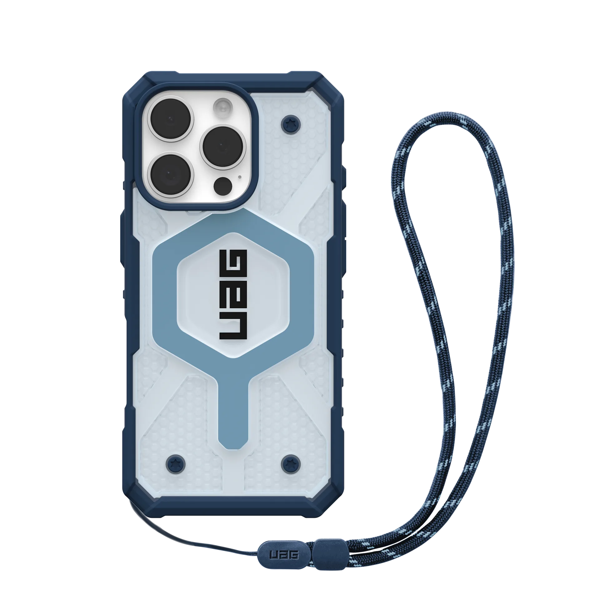 1144641BV01 - Ốp lưng Magsafe iPhone 16 Pro UAG Pathfinder Clear kèm dây đeo - 4