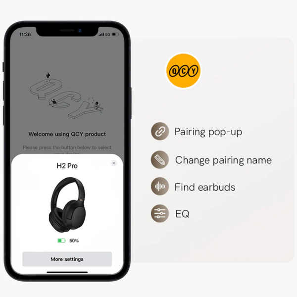 BH23H2B - Tai nghe chụp tai QCY H2 Pro - 4