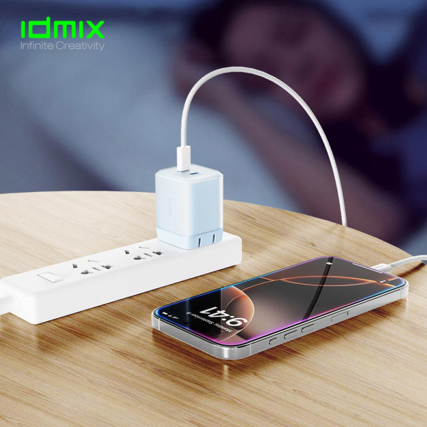 ID5500 - Cốc sạc nhanh IDMIX 45W 2 cổng Type-C P45Pro II - 3