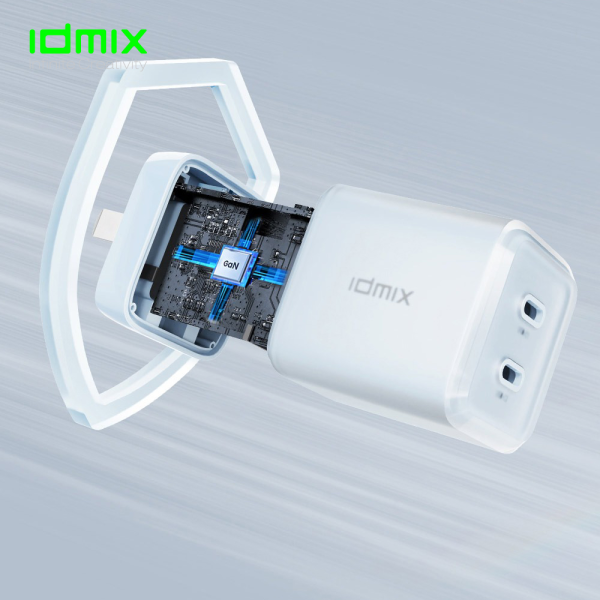 ID5500 - Cốc sạc nhanh IDMIX 45W 2 cổng Type-C P45Pro II - 5