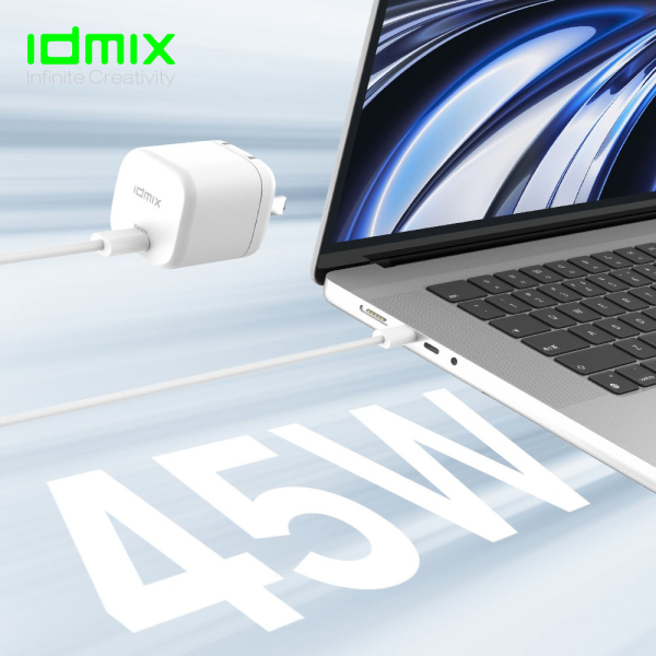 ID5653 - Cốc sạc nhanh IDMIX 45W Type-C P45 - 4