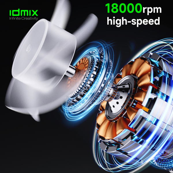 ID5669 - Bơm hơi di động cầm tay kèm định vị IDMIX CP10 - 3