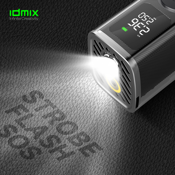 ID5669 - Bơm hơi di động cầm tay kèm định vị IDMIX CP10 - 4