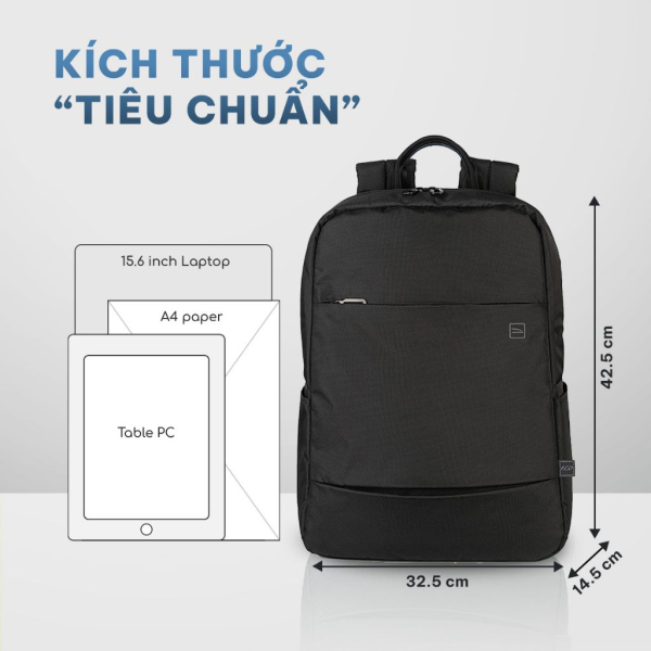 BKBTK2-BK - Balo MacBook 15.6 inch Tucano Global Eco - 9
