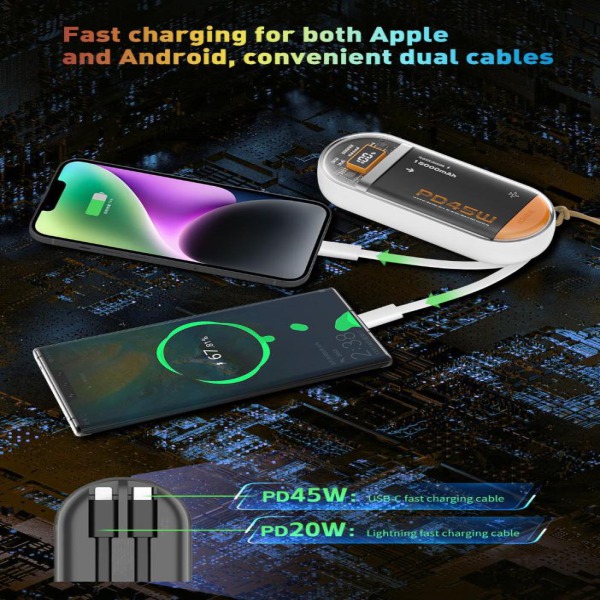 ID5866 - Pin dự phòng sạc nhanh IDMIX 15.000 mAh PD 45W Power Mate P15 Ci Pro - 5
