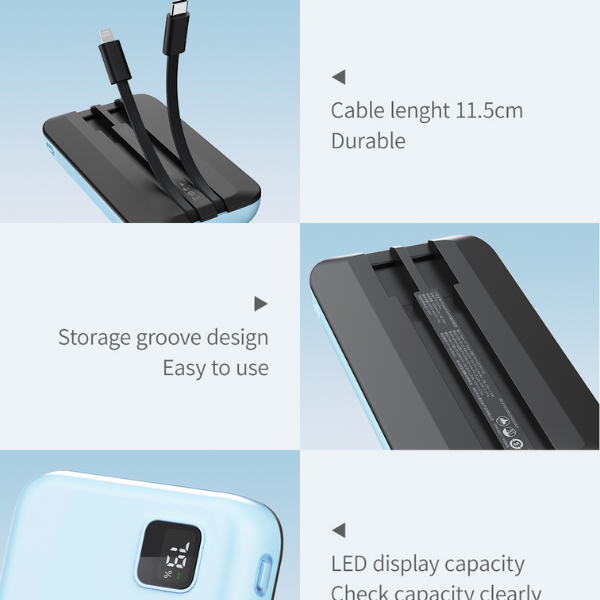 ID8940 - Pin dự phòng sạc nhanh IDMIX 10.000 mAh PD 20W Power Mate P10CiPro - 2