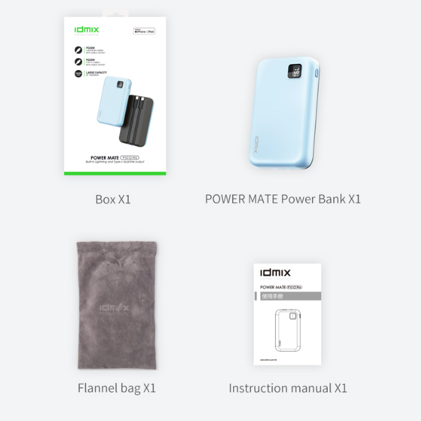 ID8940 - Pin dự phòng sạc nhanh IDMIX 10.000 mAh PD 20W Power Mate P10CiPro - 15