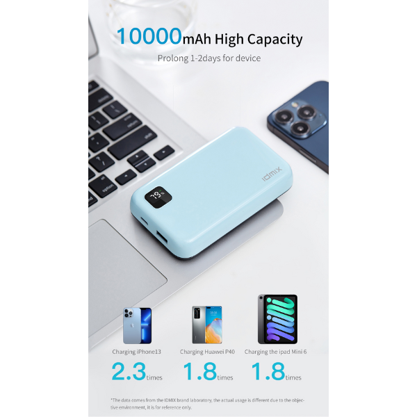 ID8940 - Pin dự phòng sạc nhanh IDMIX 10.000 mAh PD 20W Power Mate P10CiPro - 8