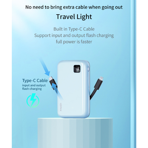 ID8940 - Pin dự phòng sạc nhanh IDMIX 10.000 mAh PD 20W Power Mate P10CiPro - 11