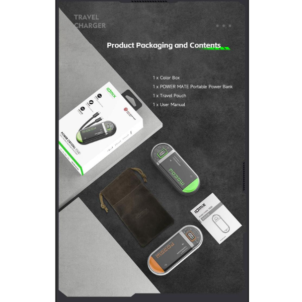 ID9952 - Pin dự phòng sạc nhanh IDMIX 10.000 mAh PD 35W Power Crystal P15 SE - 10