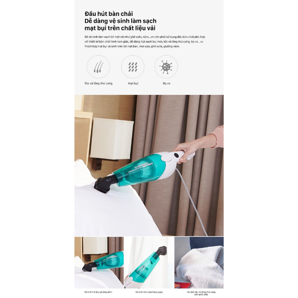 DX118C - Máy hút bụi cầm tay Deerma DX118C - 8