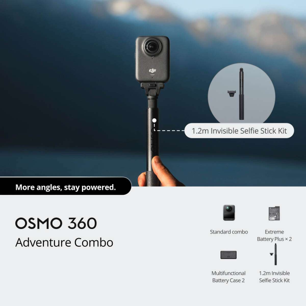 OQ001ADV - Camera hành trình DJI Osmo 360 Adventure Combo - 18