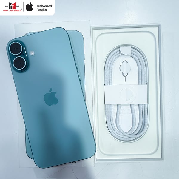 MGHWQN46PN - [Kèo Thơm] iPhone 16 Plus 128GB Teal Cũ Đẹp - ****QN46PN - 2