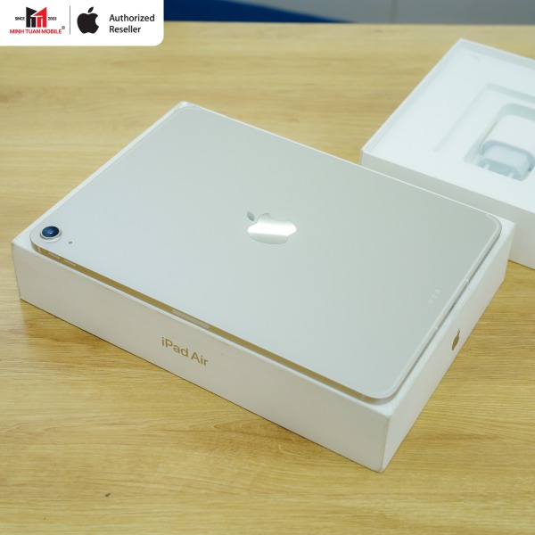 CK6GYJY41R - [Kèo Thơm] iPad Air 7 M3 11inch 5G 128GB Starlight Cũ Đẹp - ****YJY41R - 6