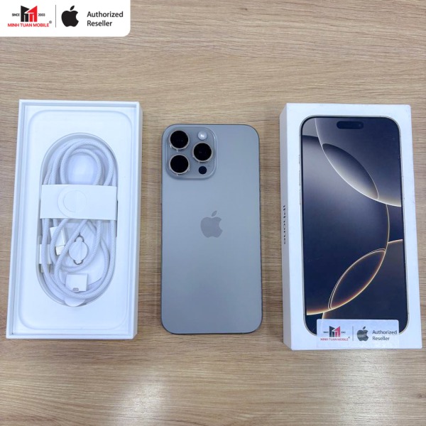 K6Q456F9MK - [Kèo Thơm] iPhone 16 Pro Max 256GB Titan Tự Nhiên Cũ Đẹp - ****56F9MK - 2