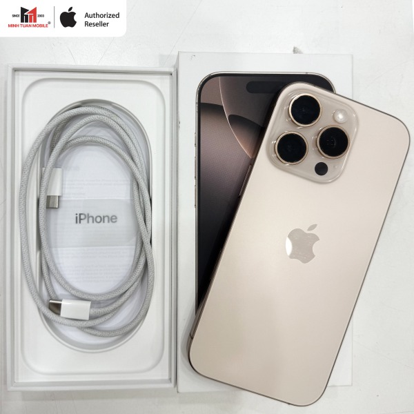 KXNMHC0FQD - [Kèo Thơm] iPhone 16 Pro 128GB Titan Sa Mạc Cũ Đẹp - ****HC0FQD - 2
