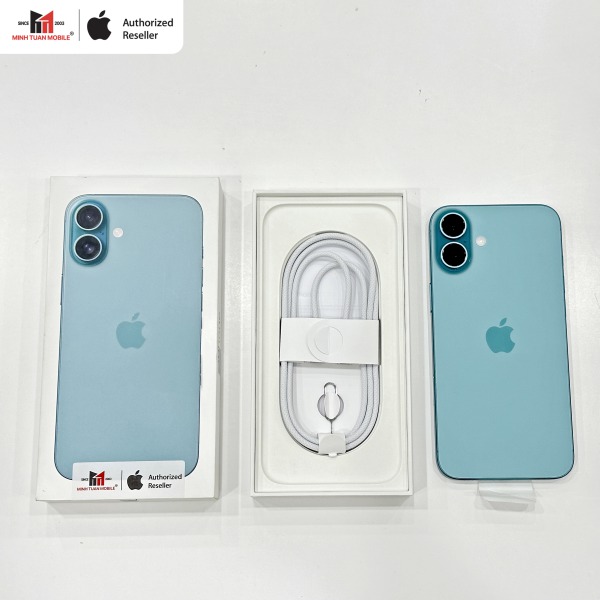 F69DDQ6CVW - [Kèo Thơm] iPhone 16 Plus 128GB Teal Cũ Đẹp - ****DQ6CVW - 2