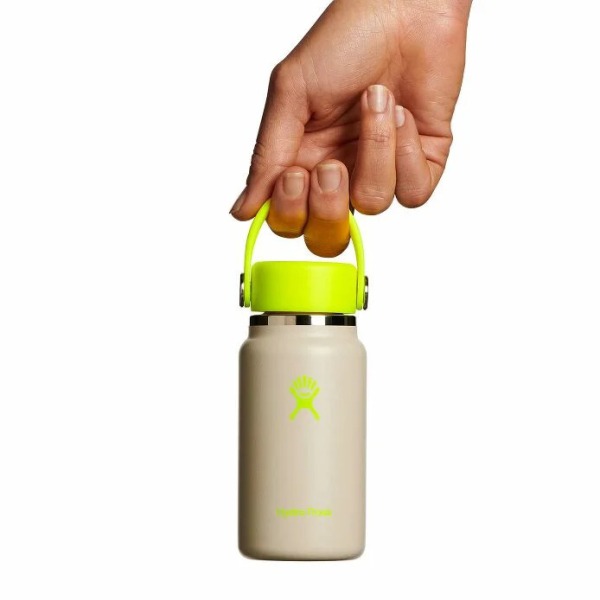 LE-TNY200N4 - Bình nước giữ nhiệt Hydro Flask Micro Wide Flex Cap Oat Neon 6.7 Oz (200ml) - 8