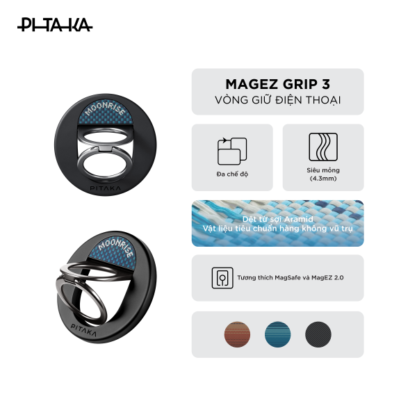 MGS2403 - Vòng giữ điện thoại PITAKA Grip 3 - 17