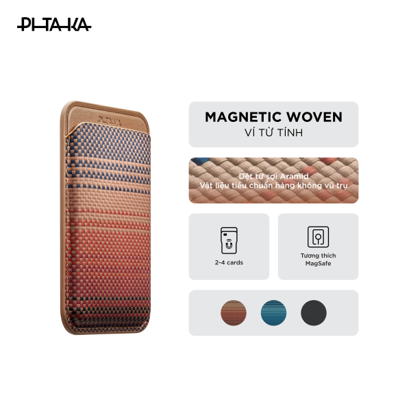 MWW2403 - Ví iPhone PITAKA MagSafe Woven Wallet - 17