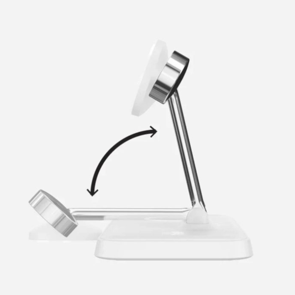 HJ3004WHGL - Đế sạc không dây Hyperjuice Qi2 4in1 Magnetic Charging Stand - 2