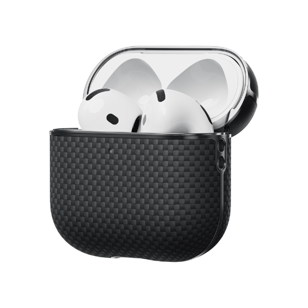 APM2404 - Ốp cứng AirPods 4 PITAKA Aramid Fiber Magnetic - 7