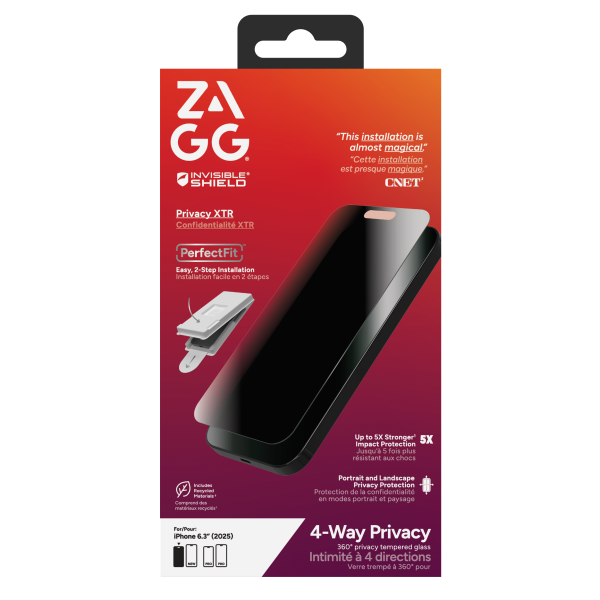 200118663 - Cường lực chống nhìn trộm iPhone 17 ZAGG InvisibleShield XTR - 7