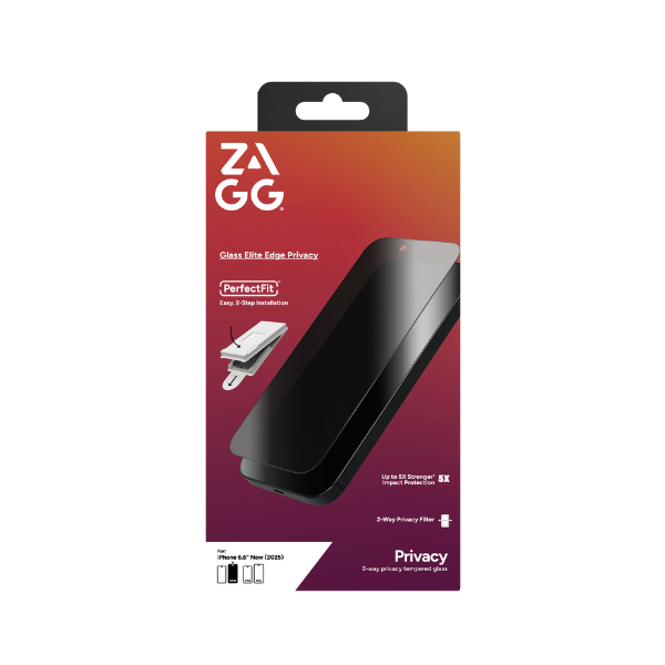 100119409 - Cường lực chống nhìn trộm iPhone Air ZAGG Elite Edge - 8
