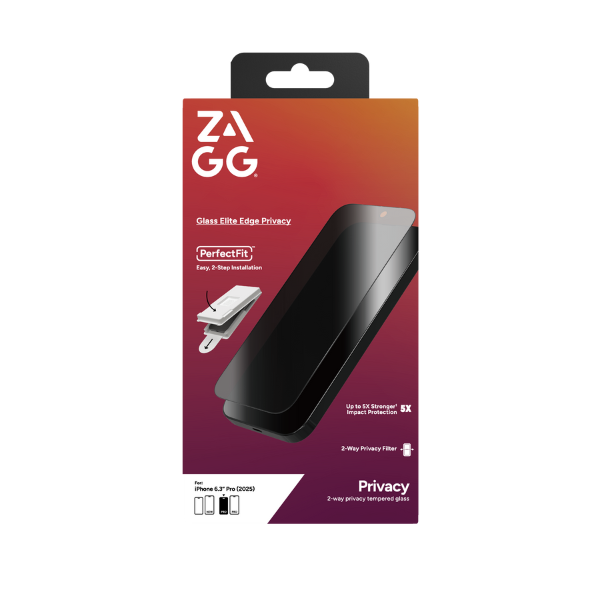 100119410 - Cường lực chống nhìn trộm iPhone 17 Pro ZAGG Elite Edge - 9