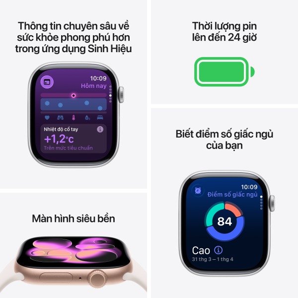 APPLE WATCH S11 42 LTE THEP - Apple Watch Series 11 42mm LTE Viền Titan Dây Thép - 5