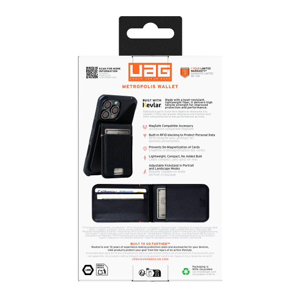 964445113940 - Ví UAG Metropolis Kevlar - 17