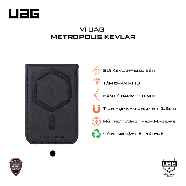 964445113940 - Ví UAG Metropolis Kevlar - 2