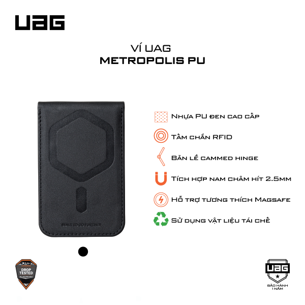 964445114040 - Ví UAG Metropolis PU - 3