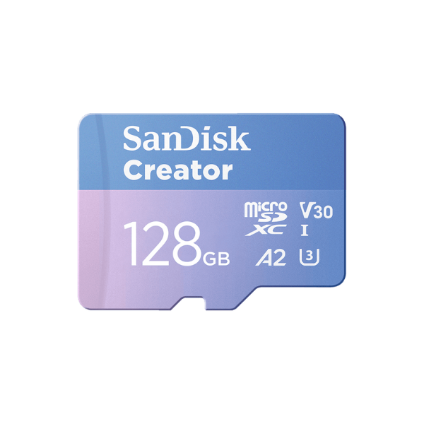 SDSQXAA-128G-GN6MS - Thẻ nhớ Micro SanDisk Creator 128GB V30 U3 C10 A2 UHS-I upto 190MB s (SDSQXAA-128G-GN6MS) - 2