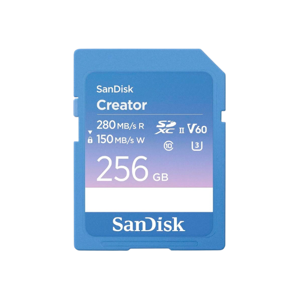 SDSDXEP-256G-GNCIS - Thẻ nhớ SDXC SanDisk Creator 256GB V60 U3 C10 UHS-II 280MB s (SDSDXEP-256G-GNCIS) - 2