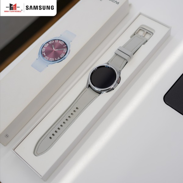 RFAW71T034Z - Samsung Galaxy Watch6 Classic GPS 43mm Silver Cũ Đẹp - *****1T034Z - 5